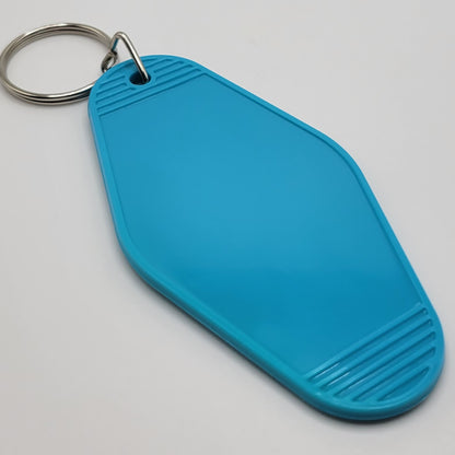 Motel Keychain Blanks - 8 Colours. For vinyl, UV DTF, Resin