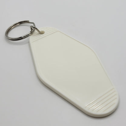 Motel Keychain Blanks - 8 Colours. For vinyl, UV DTF, Resin