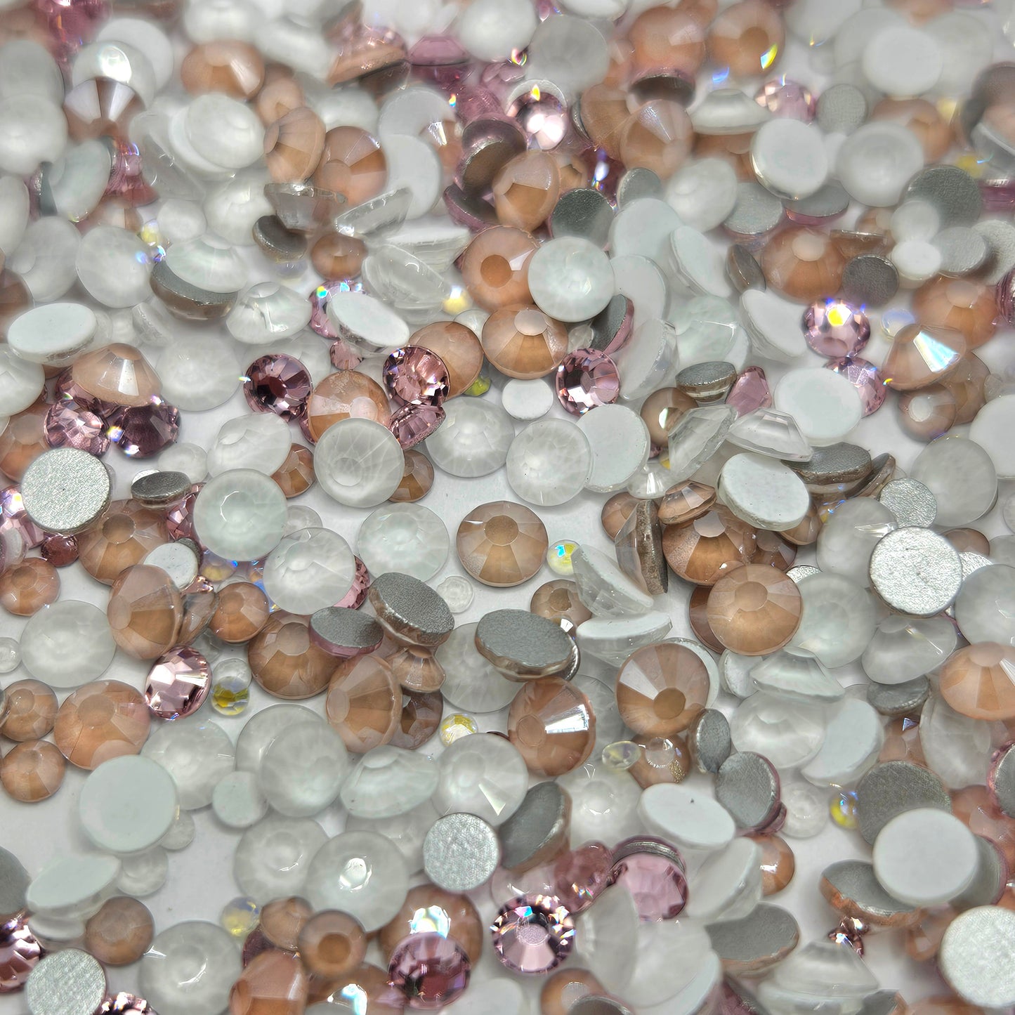 Jet AB Glass Flatback Rhinestones | Craft rhinestones | Bling 3MM-SS12 | 4MM-SS16 |5MM-SS20 | DIY, Nail Art, Tumbler | 1440 per bag