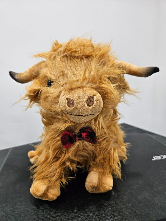 Christmas Highland Cow Plush