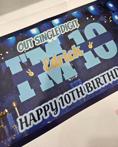 Banner Printing: Happy Birthday