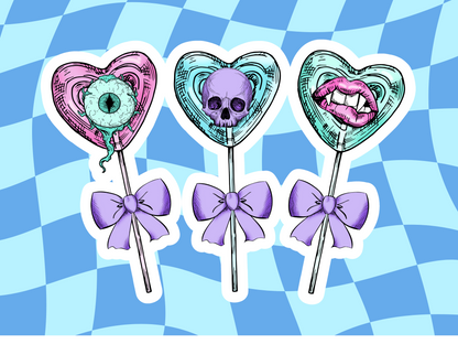 Cute Halloween Sticker | Halloween Sticker | lollys | Glossy sticker | gift for halloween, kids, children DS100246