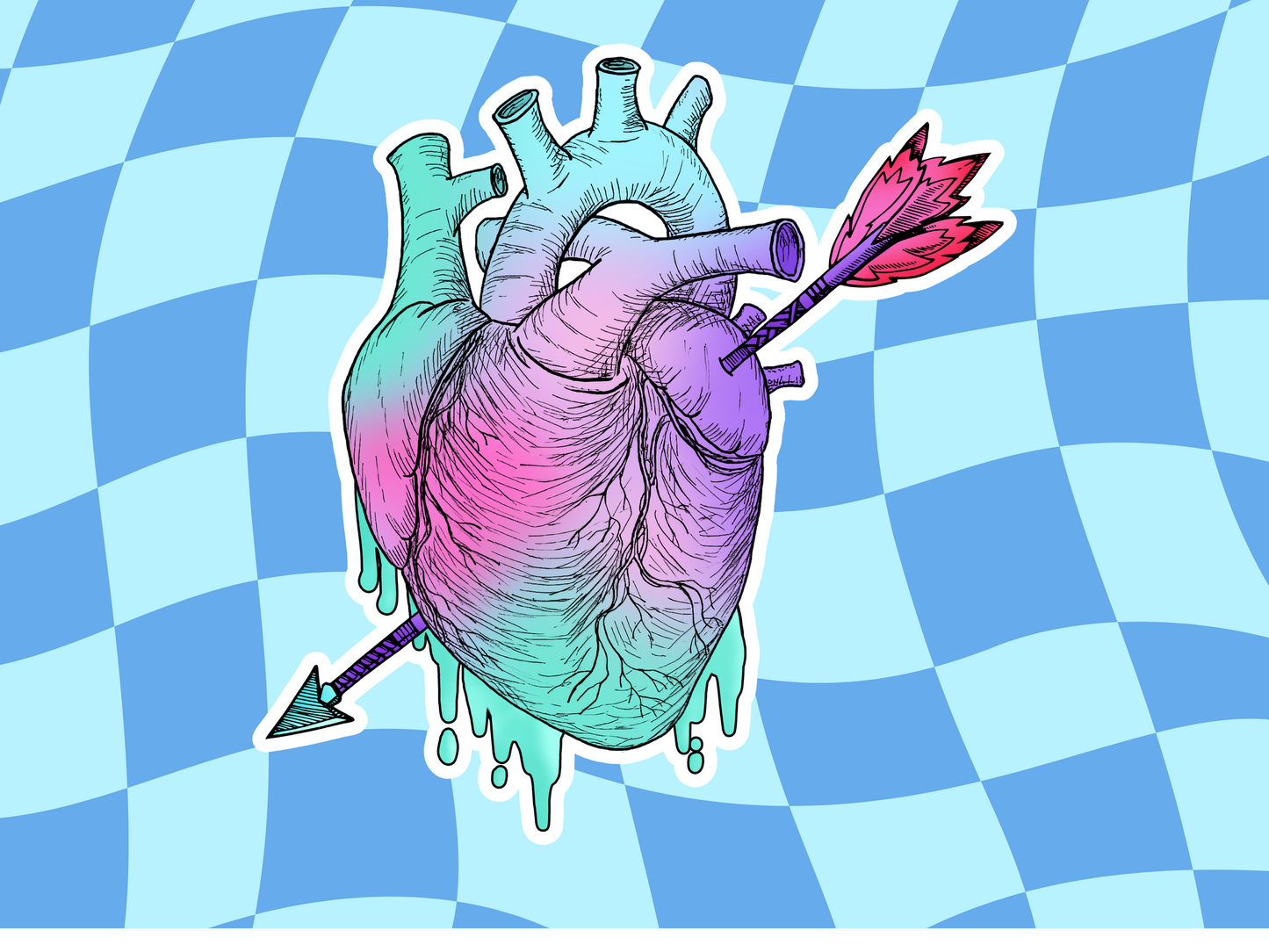 Cute Halloween Sticker | Halloween Sticker | Heart| Purple Heart | Glossy sticker | gift for halloween, kids, children DS100237