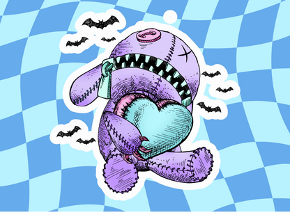 Cute Halloween Sticker | Halloween Sticker | Monster | Glossy sticker | gift for halloween, kids, children DS100241