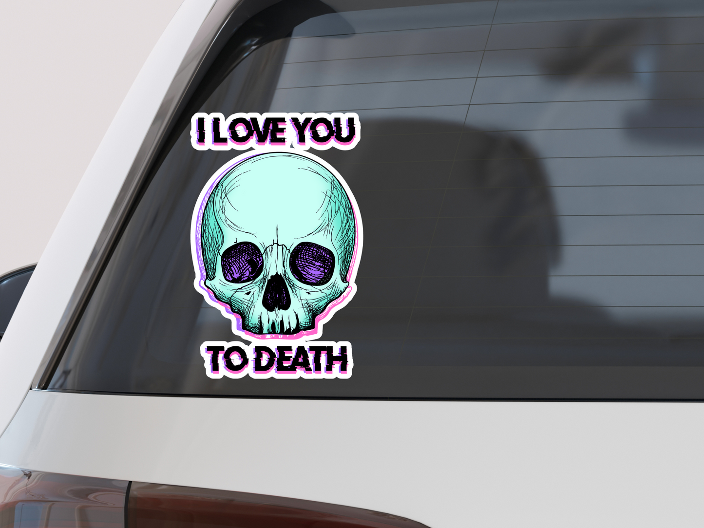 Cute Halloween Sticker | Halloween Sticker | to death | Glossy sticker | gift for halloween, kids, children DS100242