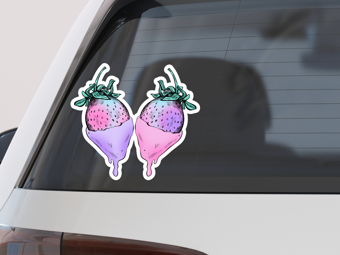 Cute Halloween Sticker | Halloween Sticker | strawberry | Glossy sticker | gift for halloween, kids, children DS100244