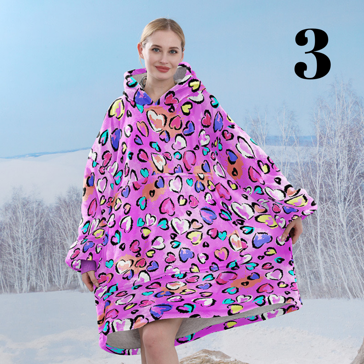 Christmas Hoodie Blankets