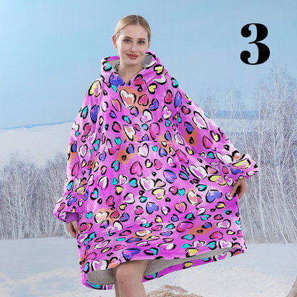 Christmas Hoodie Blankets