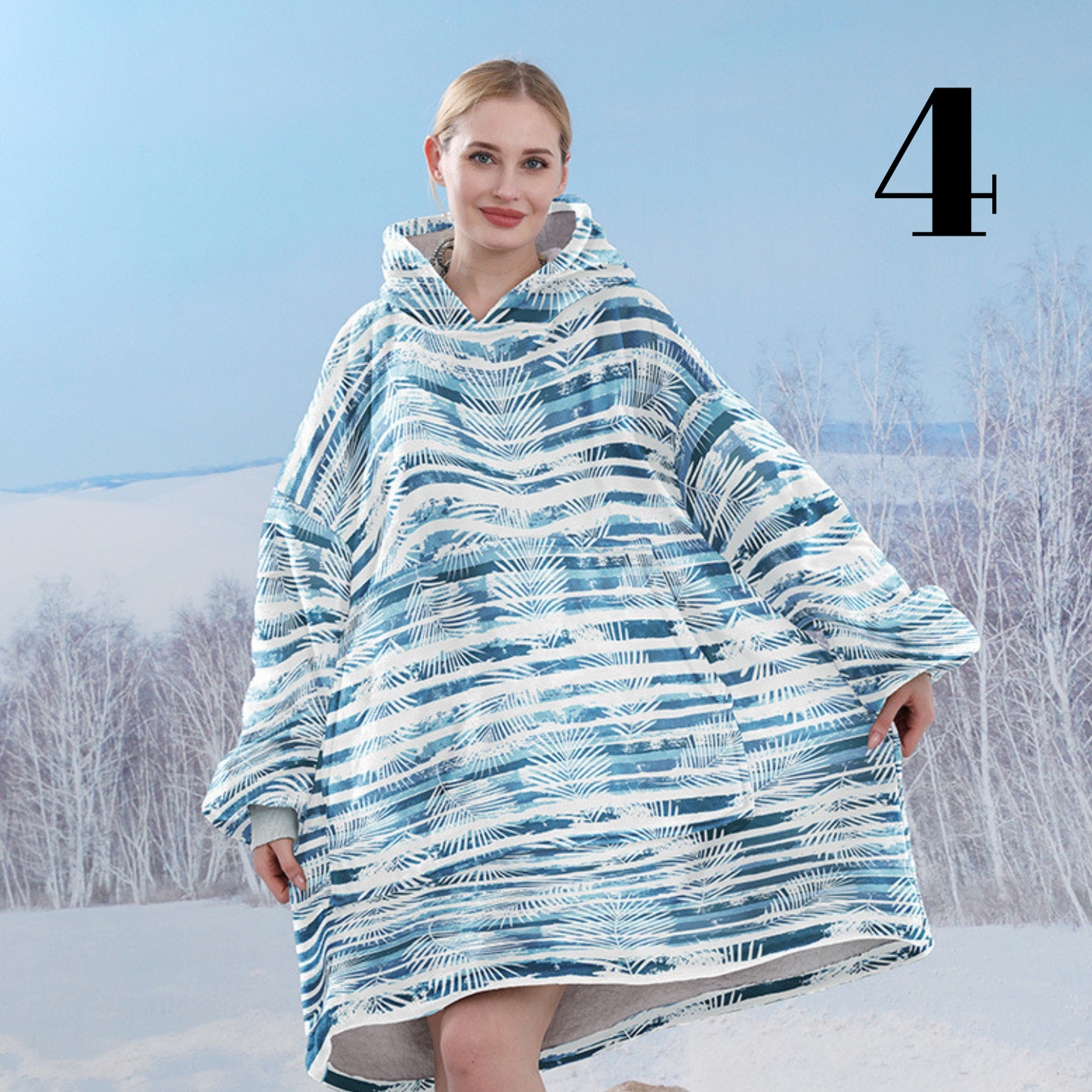 Christmas Hoodie Blankets