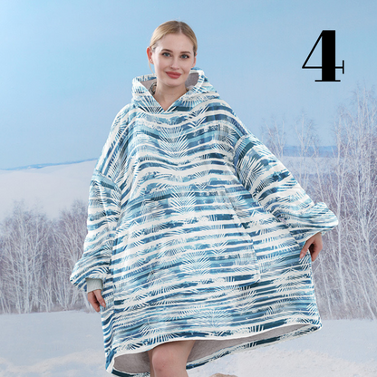 Christmas Hoodie Blankets