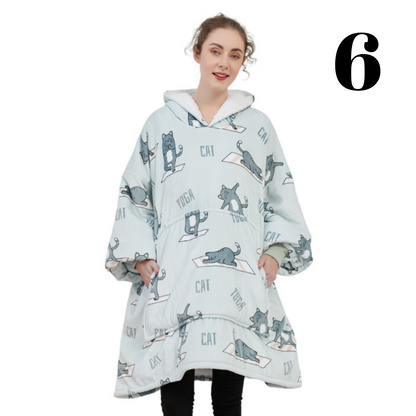 Christmas Hoodie Blankets