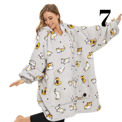 Christmas Hoodie Blankets