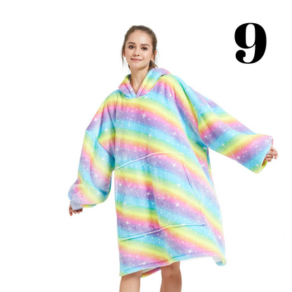 Christmas Hoodie Blankets