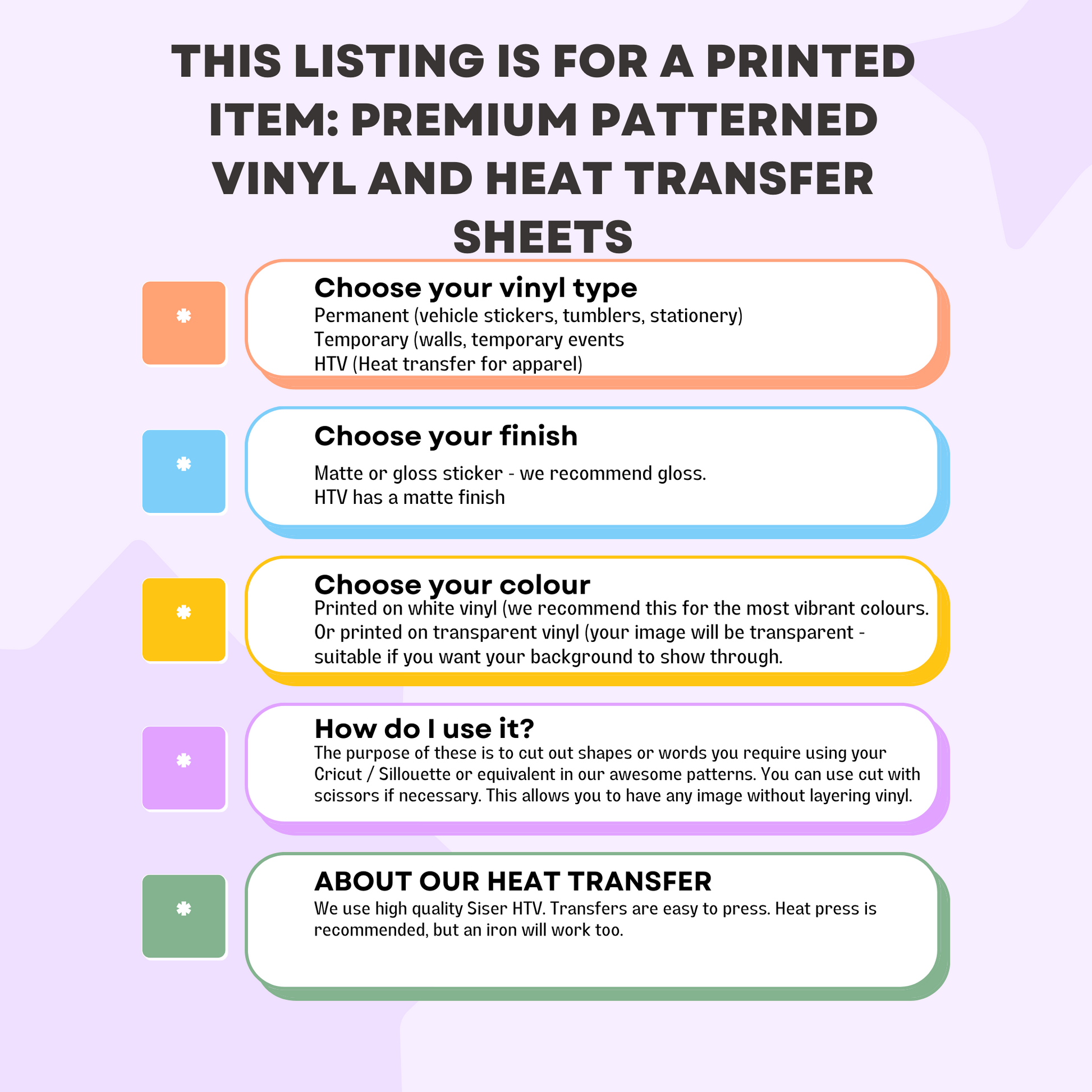 Patterned Printed Vinyl and Heat Transfer (HTV) Sheets - Irridescent Cannabis - PV100074 - Cutey K Blanks