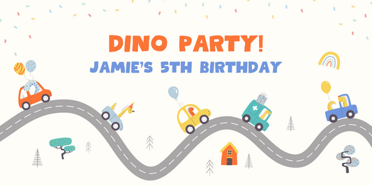 Banner Printing: Dino Car