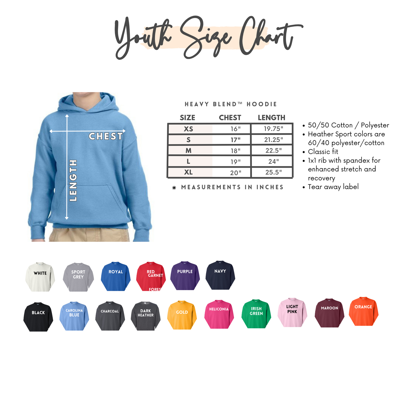 Youth Custom Sweater, Hoodie or Tee: Choose any DTF design