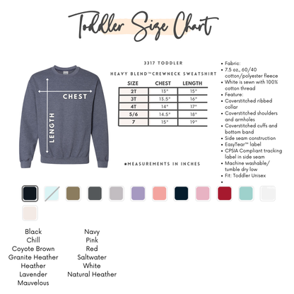 Toddler Custom Sweater or Tee: Choose any DTF design