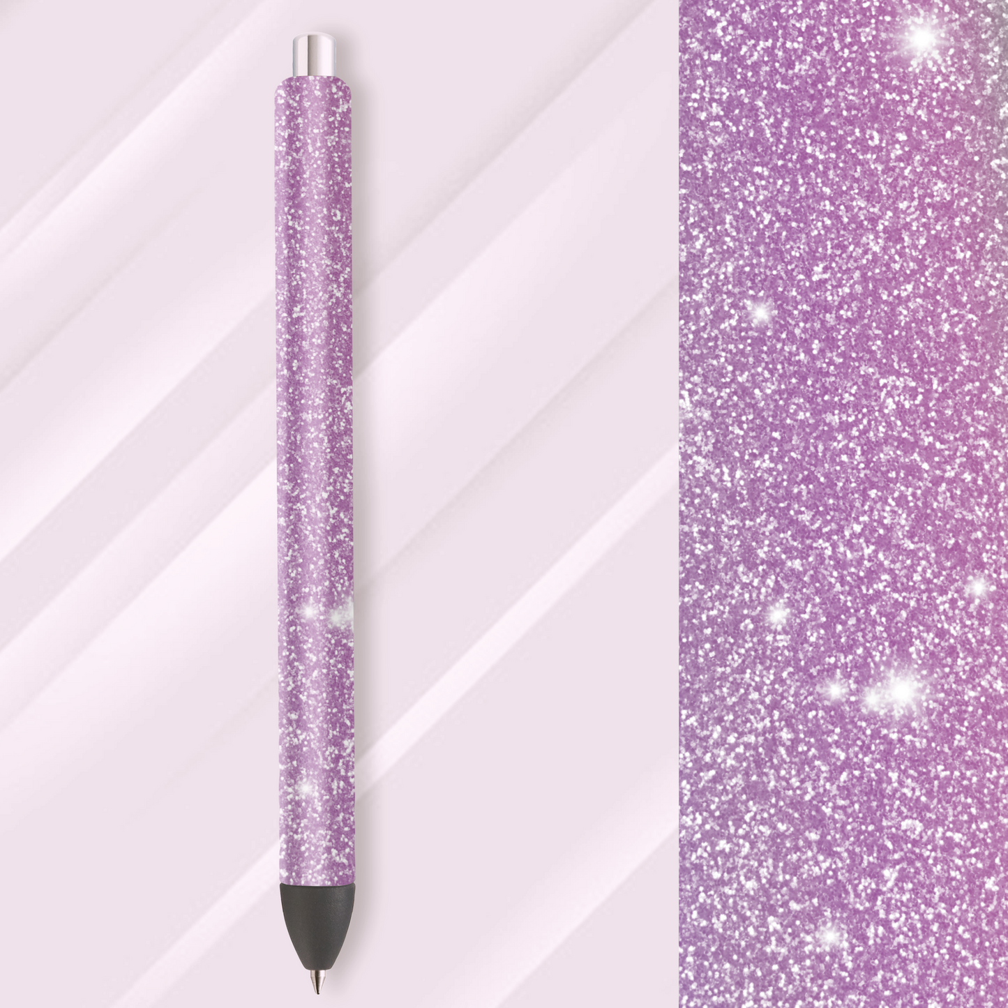 Vinyl Pen Wrap / Bookmark Prints - Colourful Glitter Wrap - P100100