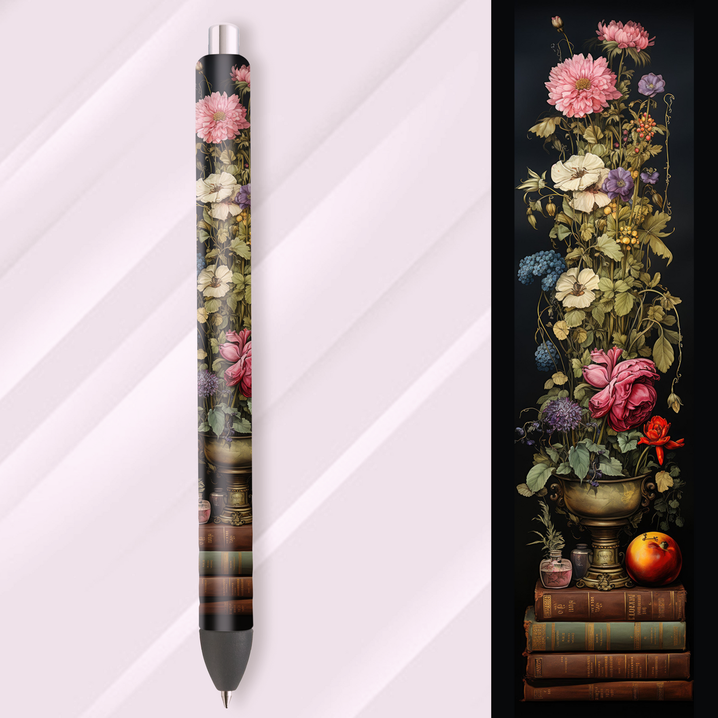 Vinyl Pen Wrap / Bookmark Prints - Flower Bouquet - P100079