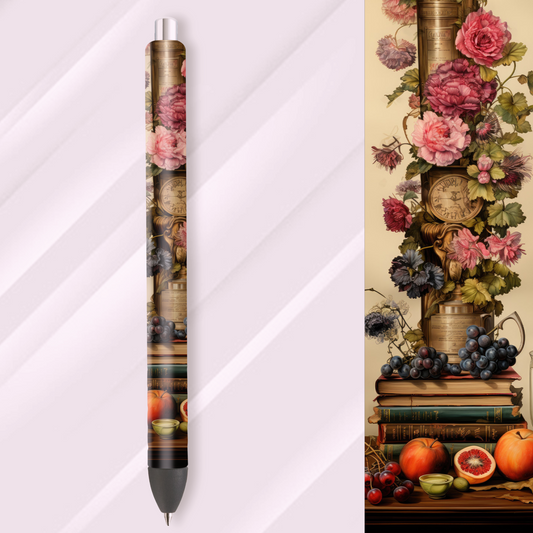 Vinyl Pen Wrap / Bookmark Prints - Flower Bouquet - P100080