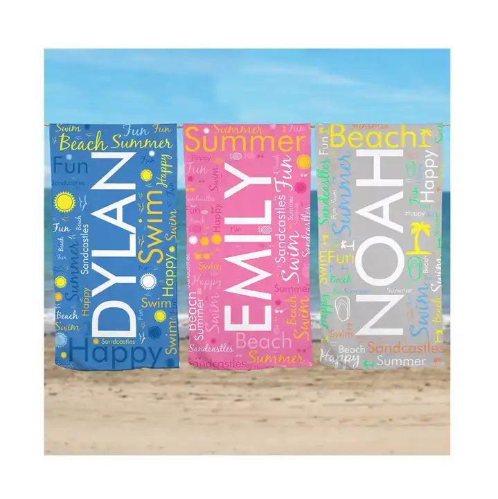 PRE-ORDER, CLOSING 13 September: Personalized Towels