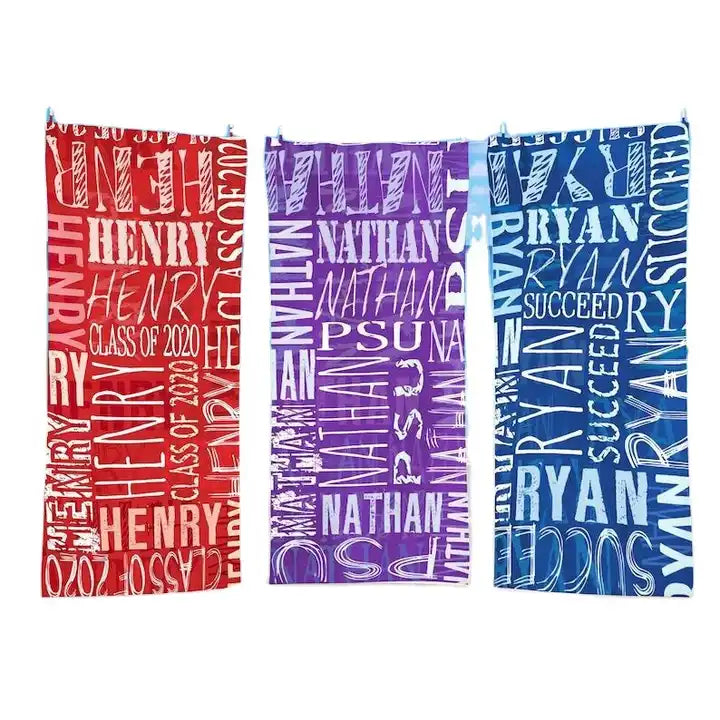 PRE-ORDER, CLOSING 13 September: Personalized Towels