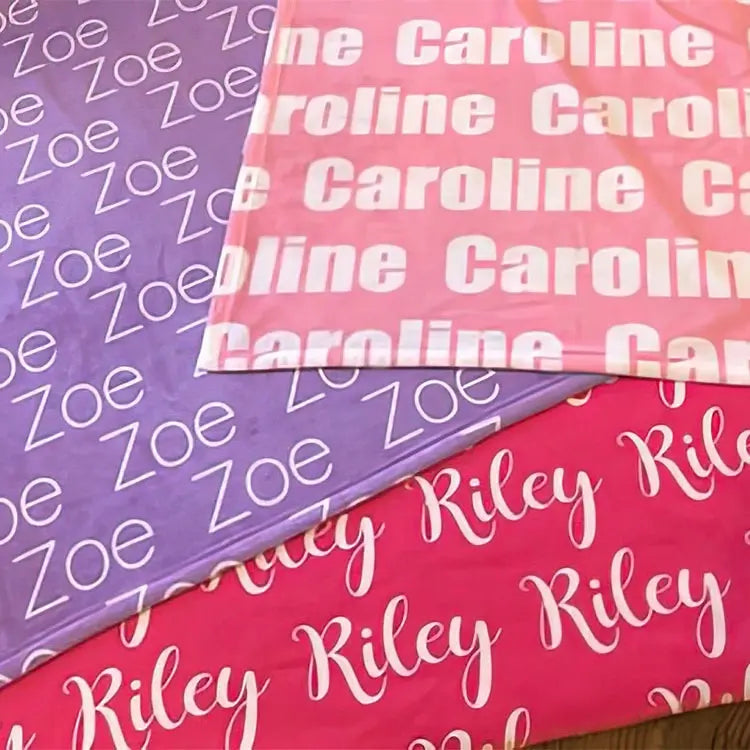 PRE-ORDER, CLOSING 20 MARCH: Personalized Name Blankets