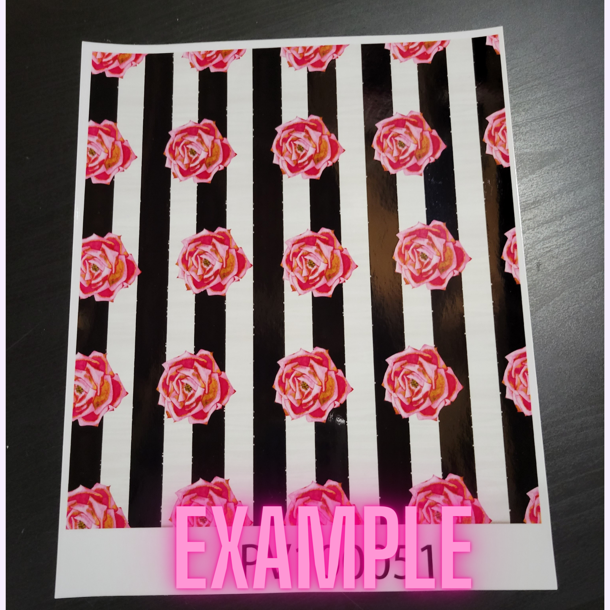 Premium Patterned Printed Vinyl and Heat Transfer (HTV) Sheets - Paper Clips - PV100067 - Cutey K Blanks