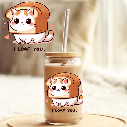 Tumbler Cup Decal 4" UV DTF Crystal Sticker: Kitty1 UVDTF100482