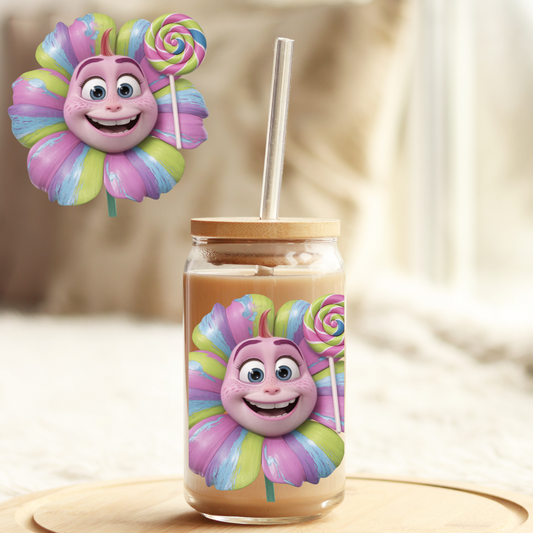 Tumbler Cup Wrap 16oz UV DTF Crystal Sticker: Spring UVDTF100362