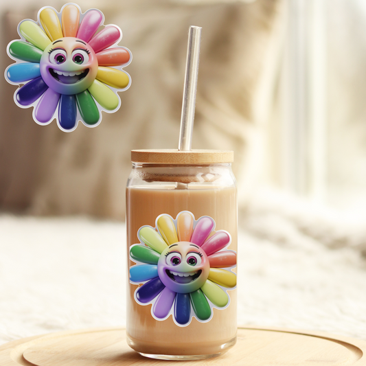 Tumbler Cup Wrap 16oz UV DTF Crystal Sticker: Spring UVDTF100363