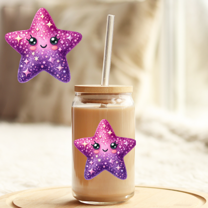 Tumbler Cup Decal 4" UV DTF Crystal Sticker: Mermaid UVDTF100512