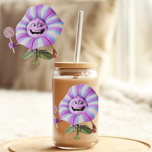 Tumbler Cup Wrap 16oz UV DTF Crystal Sticker: Spring UVDTF100364