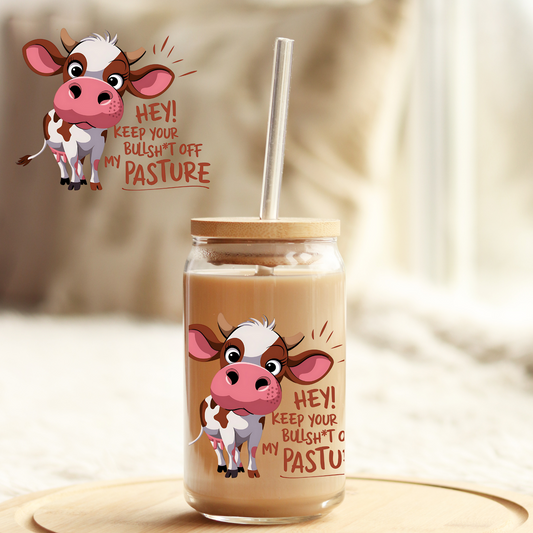 Tumbler Cup Wrap 16oz UV DTF Crystal Sticker: My Pasture UVDTF100397