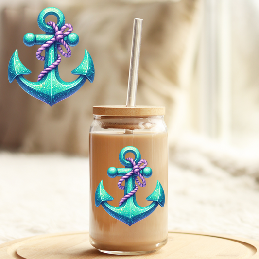 Tumbler Cup Decal 4" UV DTF Crystal Sticker: Mermaid UVDTF100499