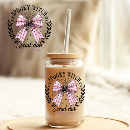 UV DTF Sticker | Ready to Apply Decal | Waterproof Permanent Sticker for Tumblers, Cups, Laptops, and More| Tumbler Cup Decal 4" UV DTF  Sticker: Spooky Season UVDTF100550