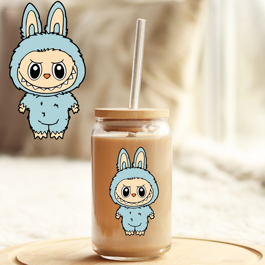 Tumbler Cup Decal 4" UV DTF Crystal Sticker: Labubu UVDTF100529
