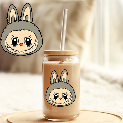 Tumbler Cup Decal 4" UV DTF Crystal Sticker: Labubu UVDTF100527