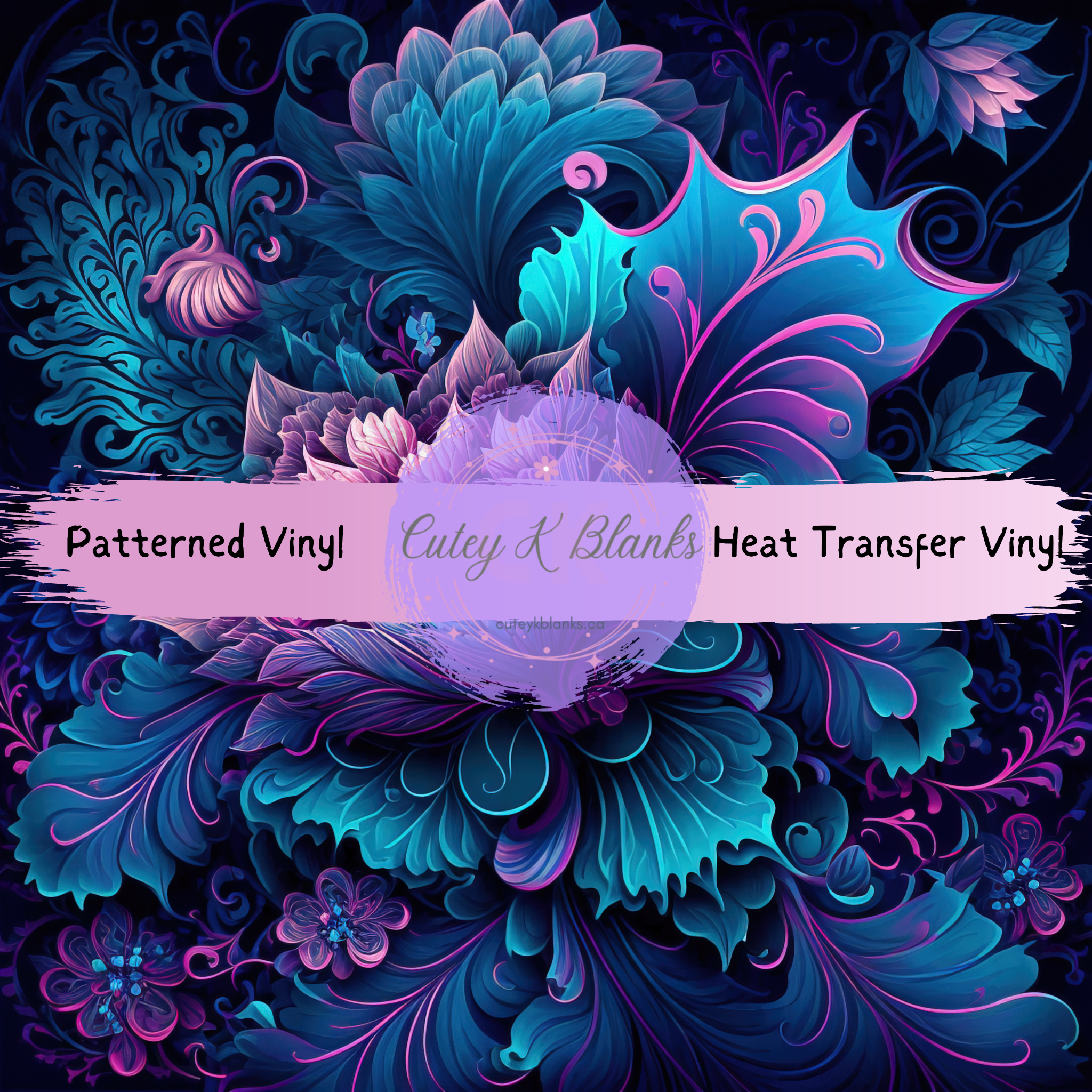 Abstract Htv Patterned Printed Vinyl and Heat Transfer (HTV) Sheets - Abstract Flow ...