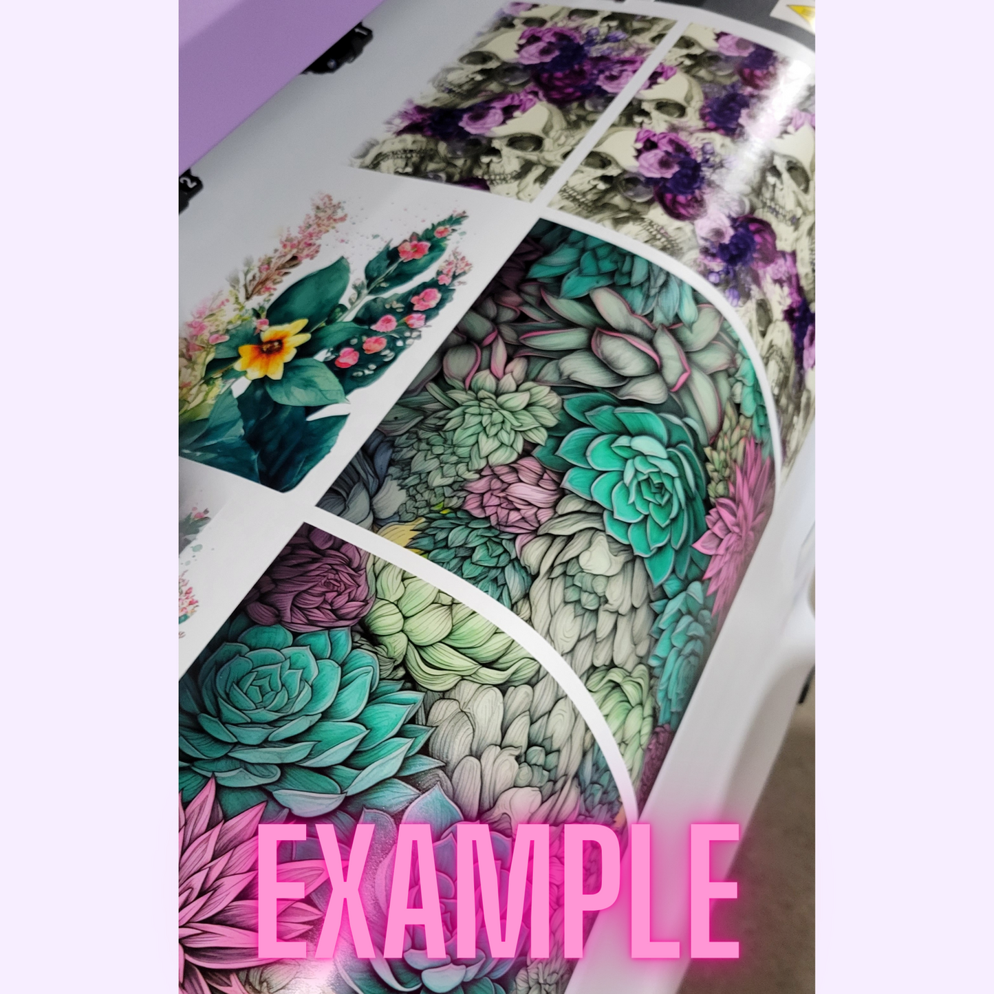 Ready to Use - Tumbler Wraps - Vinyl or Sublimation - Pretty Pink - TW100735