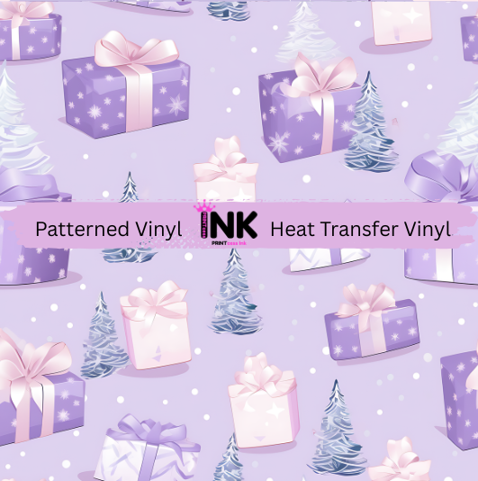 Patterned Printed Vinyl and Heat Transfer (HTV) Sheets - Christmas -  PV100350