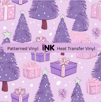 Patterned Printed Vinyl and Heat Transfer (HTV) Sheets - Christmas -  PV100361