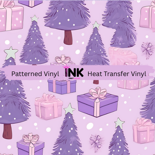 Patterned Printed Vinyl and Heat Transfer (HTV) Sheets - Christmas -  PV100361
