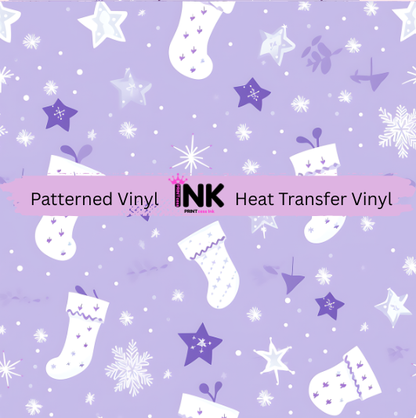 Patterned Printed Vinyl and Heat Transfer (HTV) Sheets - Christmas -  PV100346