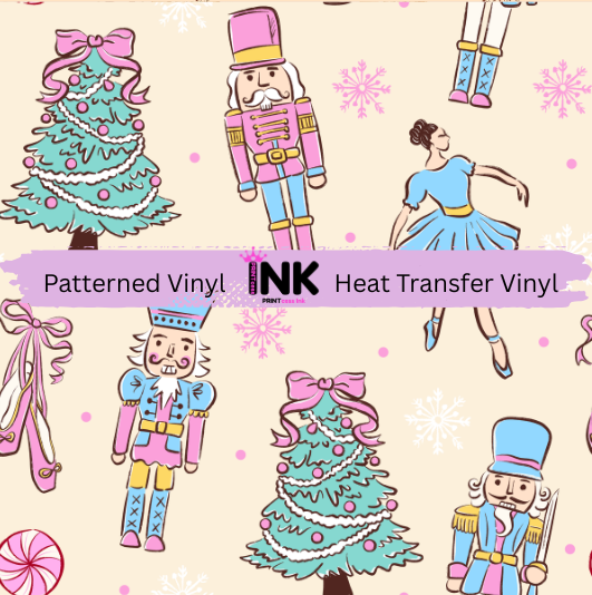 Patterned Printed Vinyl and Heat Transfer (HTV) Sheets - Christmas -  PV100353