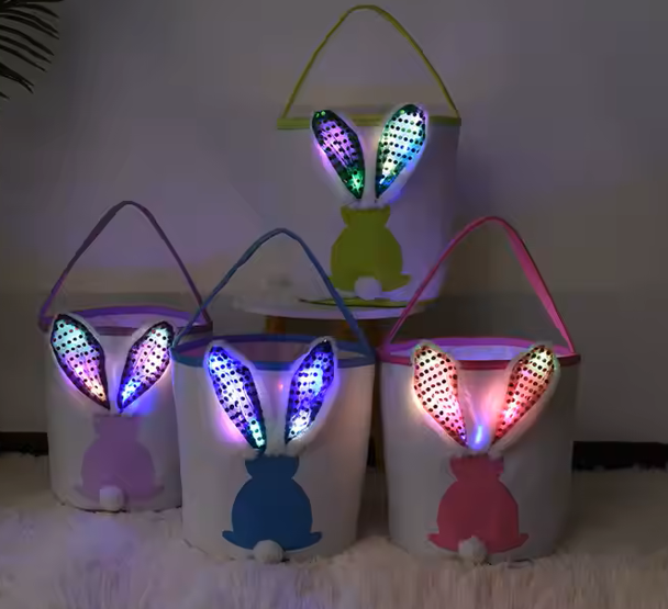 PRE-ORDER, CLOSING 12 MARCH LED Bunny Baskets