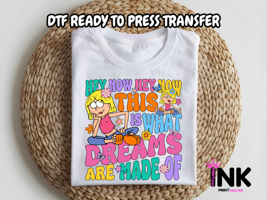 Lizzy M -DTF101592  T-Shirt Transfer | Ready to Press | DIY Heat Transfer for Clothing, Hoodies, Sweatshirt