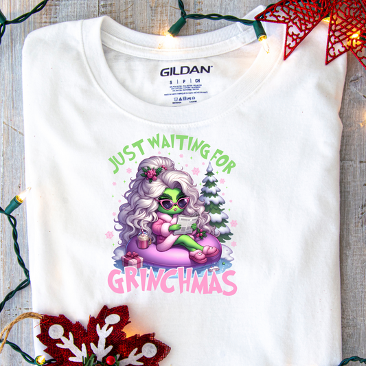 DTF Shirt Transfer - Ready to Press - Grinchmas -  DTF100363