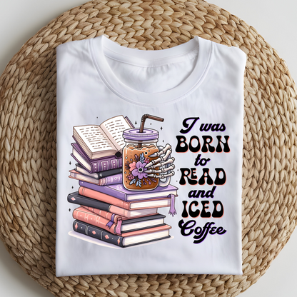 DTF T-Shirt Transfer | Ready to Press | DIY Heat Transfer for Clothing, Hoodies, Sweatshirt | Books DTF100780