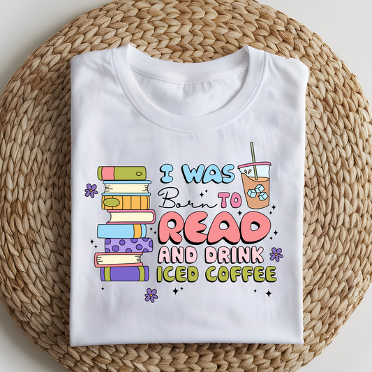 DTF T-Shirt Transfer | Ready to Press | DIY Heat Transfer for Clothing, Hoodies, Sweatshirt | Books DTF100782